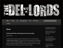 Tablet Screenshot of del-lords.com